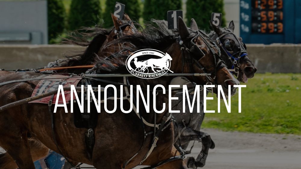 Buffalo Raceway Announcement for 2024